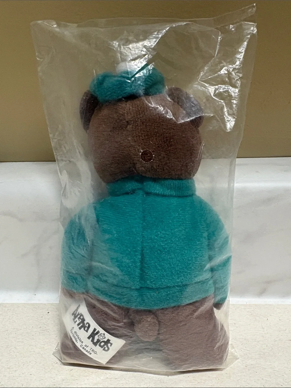 Bear Plush Toy - Teal Sweater